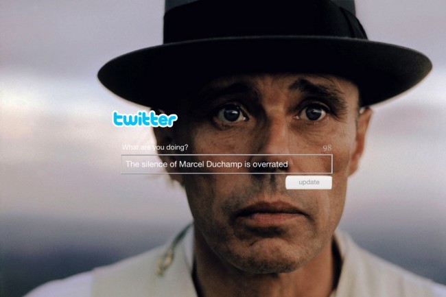 Mark McEvoy, The silence of Marcel Duchamp is overrated, digital print, 2014 (420 x 280mm)