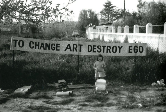 To Change Art Destroy Ego (1965) by Ben Vautier