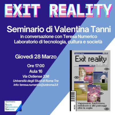 2024 / Exit Reality @ Università Roma Tre